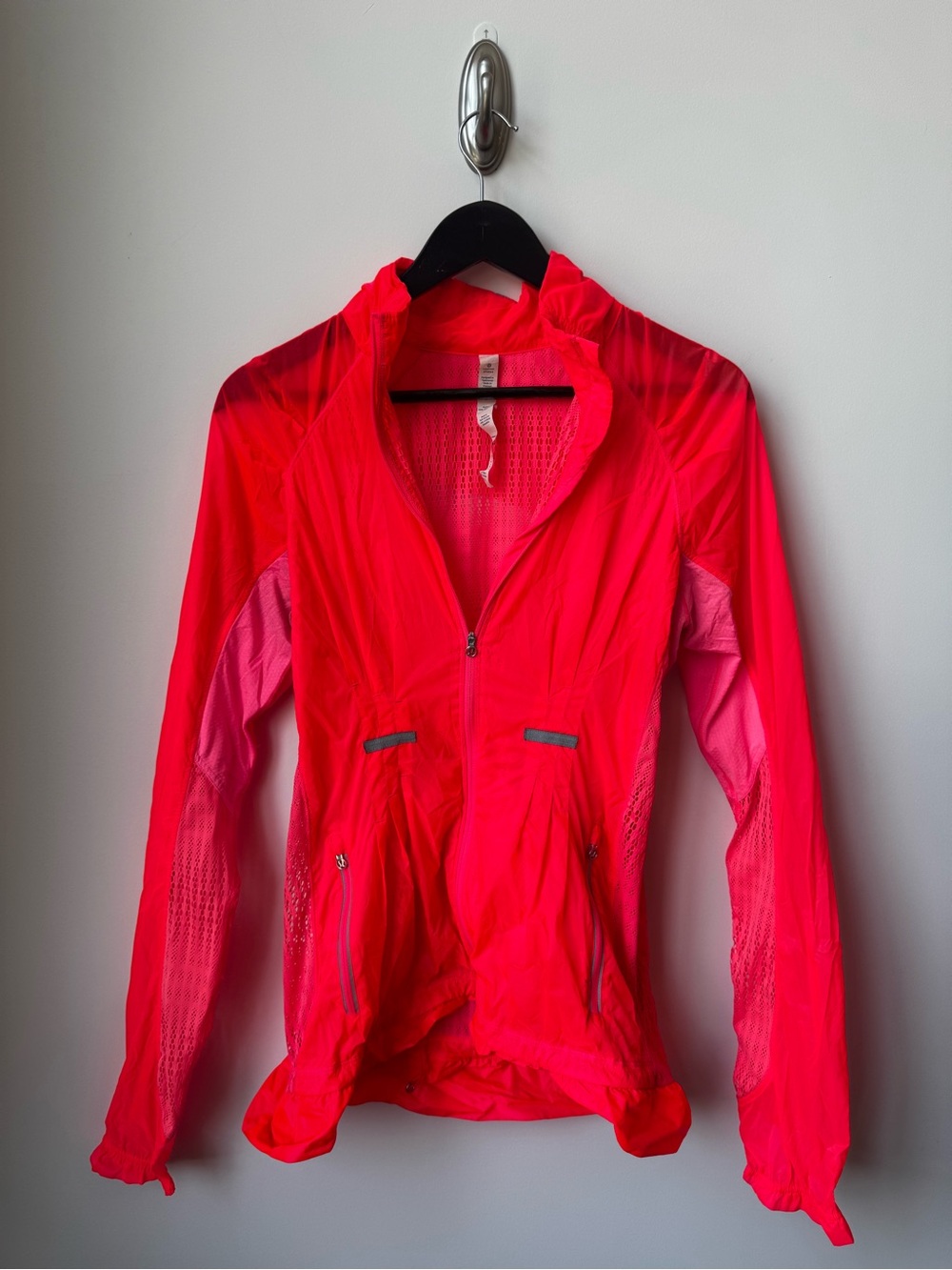 lululemon athletica Coral Pink Lightweight Hooded Jacket